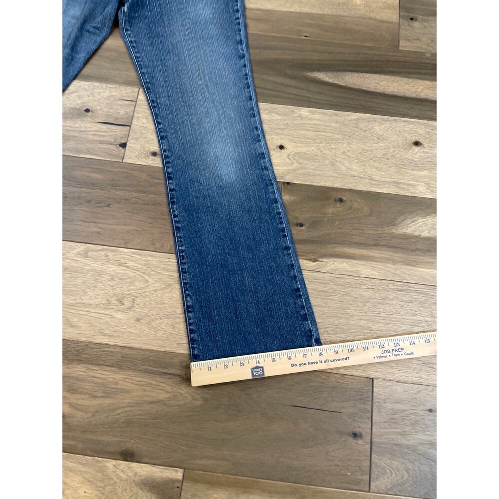 Vintage Lucky Brand Dungarees Gene Montesano Size 8 Mid Rise Flare Y2K F29AA20 - Picture 9 of 13